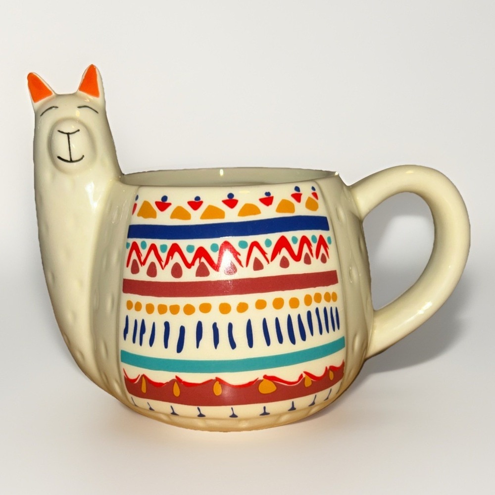 Llama/Alpaca 3D Shaped Coffee Mug‎ by Modern Gourmet Foods 16oz.